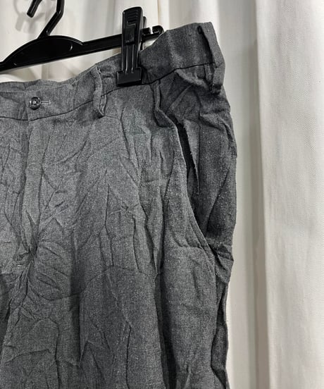 2016SS yohji yamamoto pour homme しわ加工パンツ（HO-P29-900）