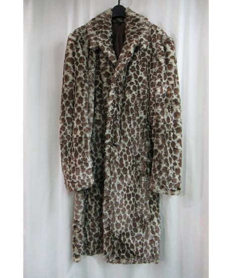 13aw yohji yamamoto pour homme  レオパードロングジャケット HQ-J61-912
