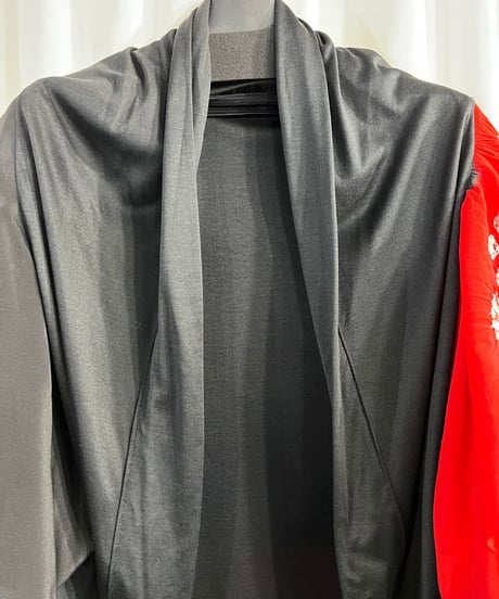 1995SS yohji yamamoto femme vintage 着物友禅絞りドレスコート（FB-D65-616）