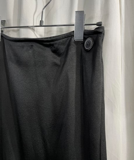 2015SS yohji yamamot +NOIR シルクデザインスカート（NU-S10-423）