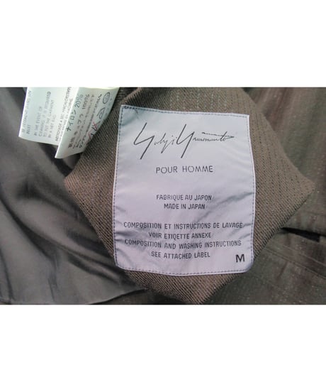 レア 美品 96aw yohji yamamoto pour homme vintage リバーシブルデザインジャケット HG-J19-005