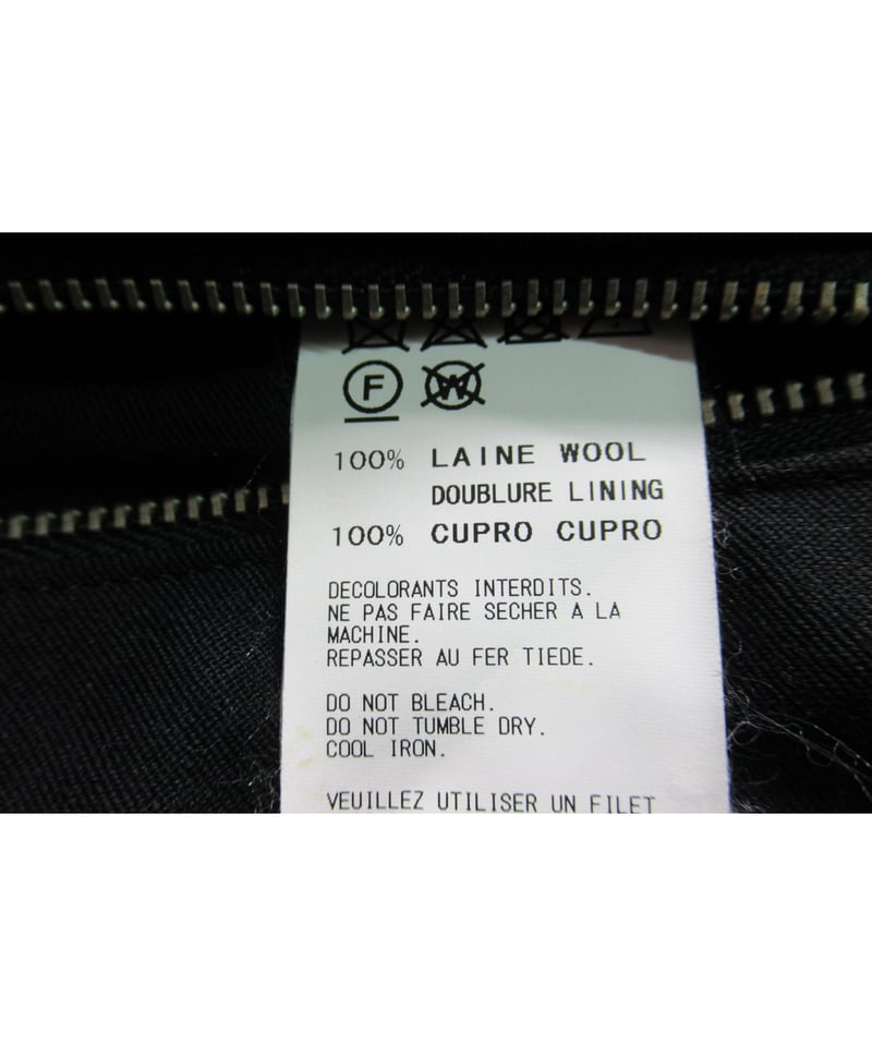 19ss yohji yamamoto pour homme デザインファスナー ジャケット