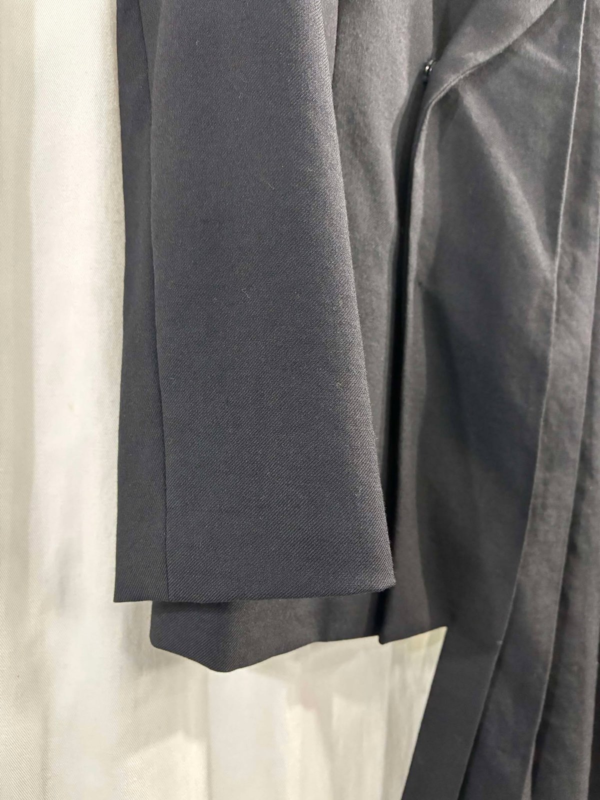 2009AW yohji yamamoto femme 片側プリーツジャケット(FZ-J06- 2009AW yohji yamamoto femme 片側プリーツジャケット(FZ-J06-