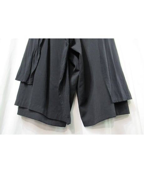 14ss yohji yamamoto femme レイヤードデザイン クロップドパンツ（FG-P09-830）