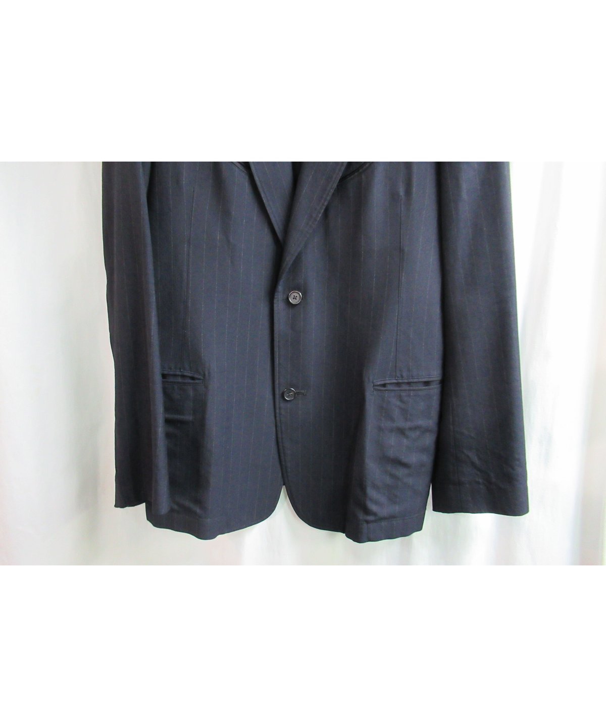 02aw Y's for men yohji yamamoto ストライプデザインジャケット