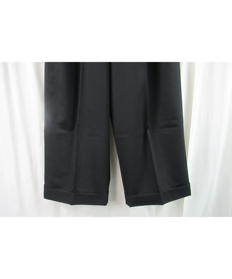 LQ yohjiyamamoto 裾ダブル シンプルワイドパンツ 0363-08-100-98
