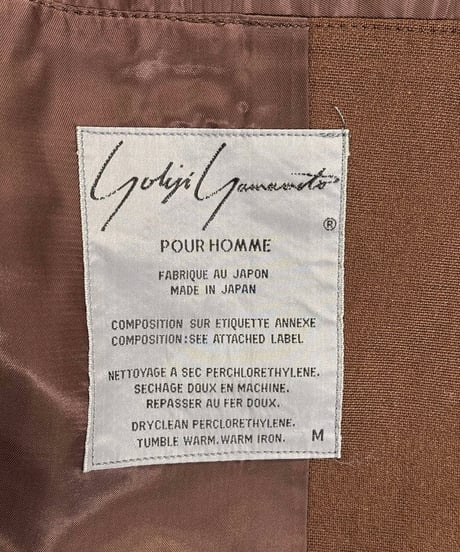1980's yohji yamamoto pour homme vintage ダブルジャケット（H-J-141xxx）