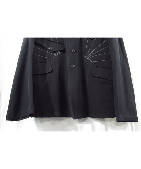 93aw yohji yamamoto femme vintage ステッチデザインジャケット（FP-J35-950）
