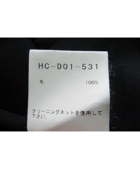 19aw yohji yamamoto pour homme デザインドレスコート（HC-D01-531）