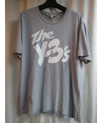 Y-3 yohji yamamoto グレー [The y-3's]プリントTシャツ 3T-4