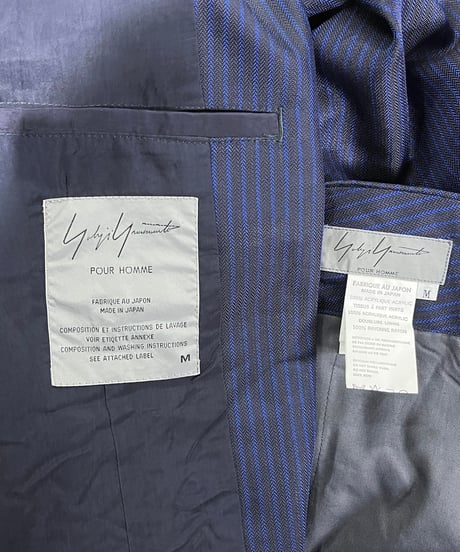 未使用 1997SS yohji yamamoto pour homme サスペンダー付きセットアップスーツ（HU-J30-970）