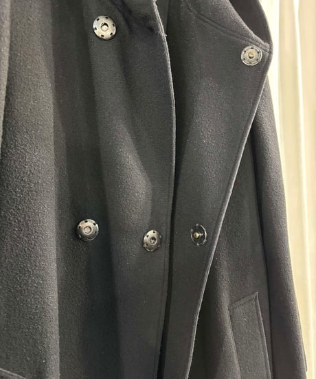 2015AW REGULATION yohji yamamoto MEN フード ロングコート（HY-C51-141）