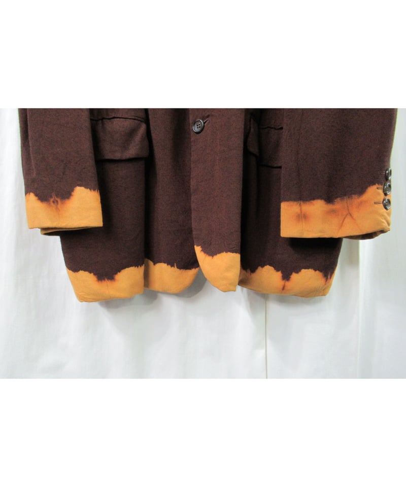 ジャケット・アウター comme des garcons homme ad1993 AD1993 COMME des GARCONS HOMME PLUS 脱色期 裾脱色デザイン