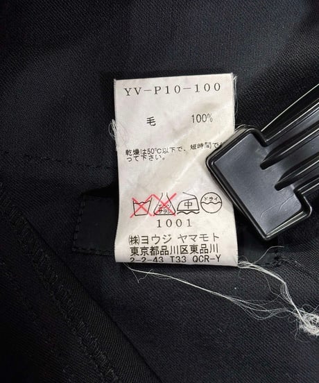 Y's yohji yamamoto デザインパンツ（YV-P10-100）