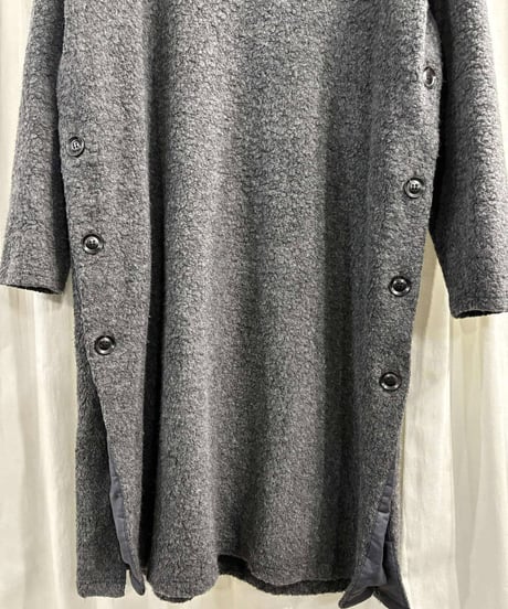 2018AW yohji yamamoto pour homme サイドボタン ロングセーター（HV-T74-178）