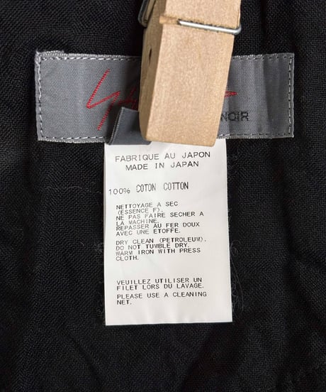 2010SS yohji yamamoto +NOIR コットンスカート（NJ-S09-009）