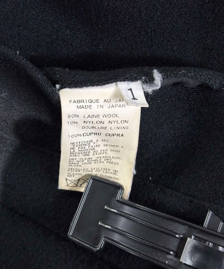 2015AW REGULATION yohji yamamoto MEN フード ロングコート（HY-C51-141）