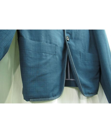 87ss  yohji yamamoto pour homme vintage グリーン デザインジャケット（HJ-7）