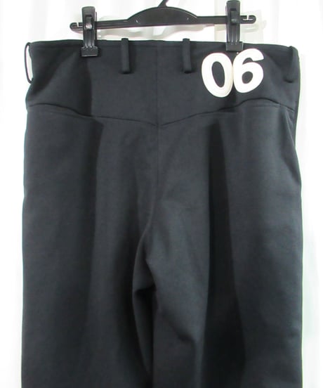 2003ss yohji yamamoto pour homme ロゴ入り ゼッケン テーパードパンツ　HQ-P51-930