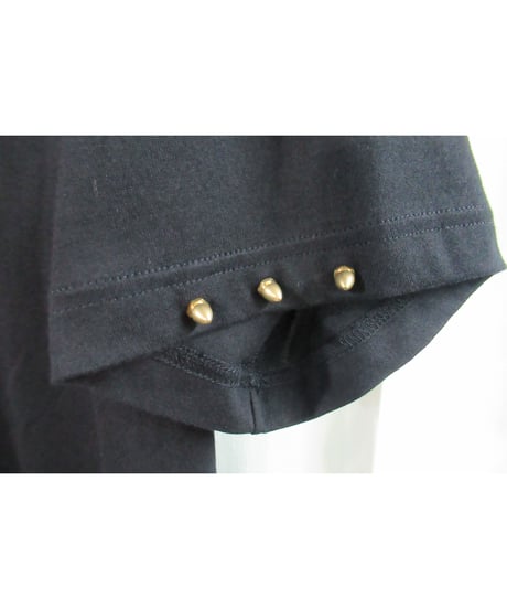 19aw B yohji yamamoto スタッズ付デザインカットソー NC-T71-074