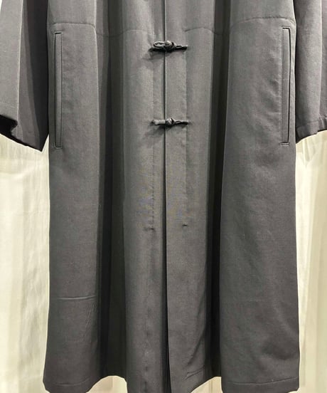 2021SS yohji yamamoto pour homme チャイナドレス（HD-D04-100）