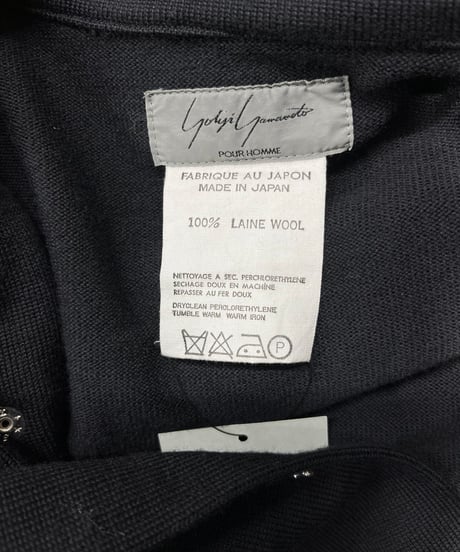 yohji yamamoto pour homme デザインカーディガン（H-K-074xxx）