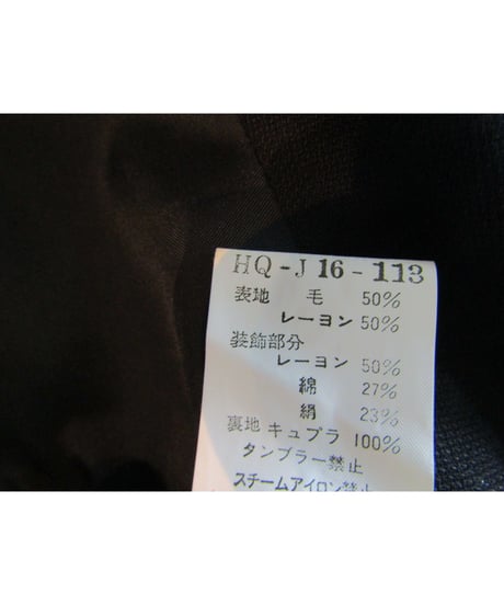 03ss yohji yamamoto pour homme 装飾デザインジャケット HQ-J16-113