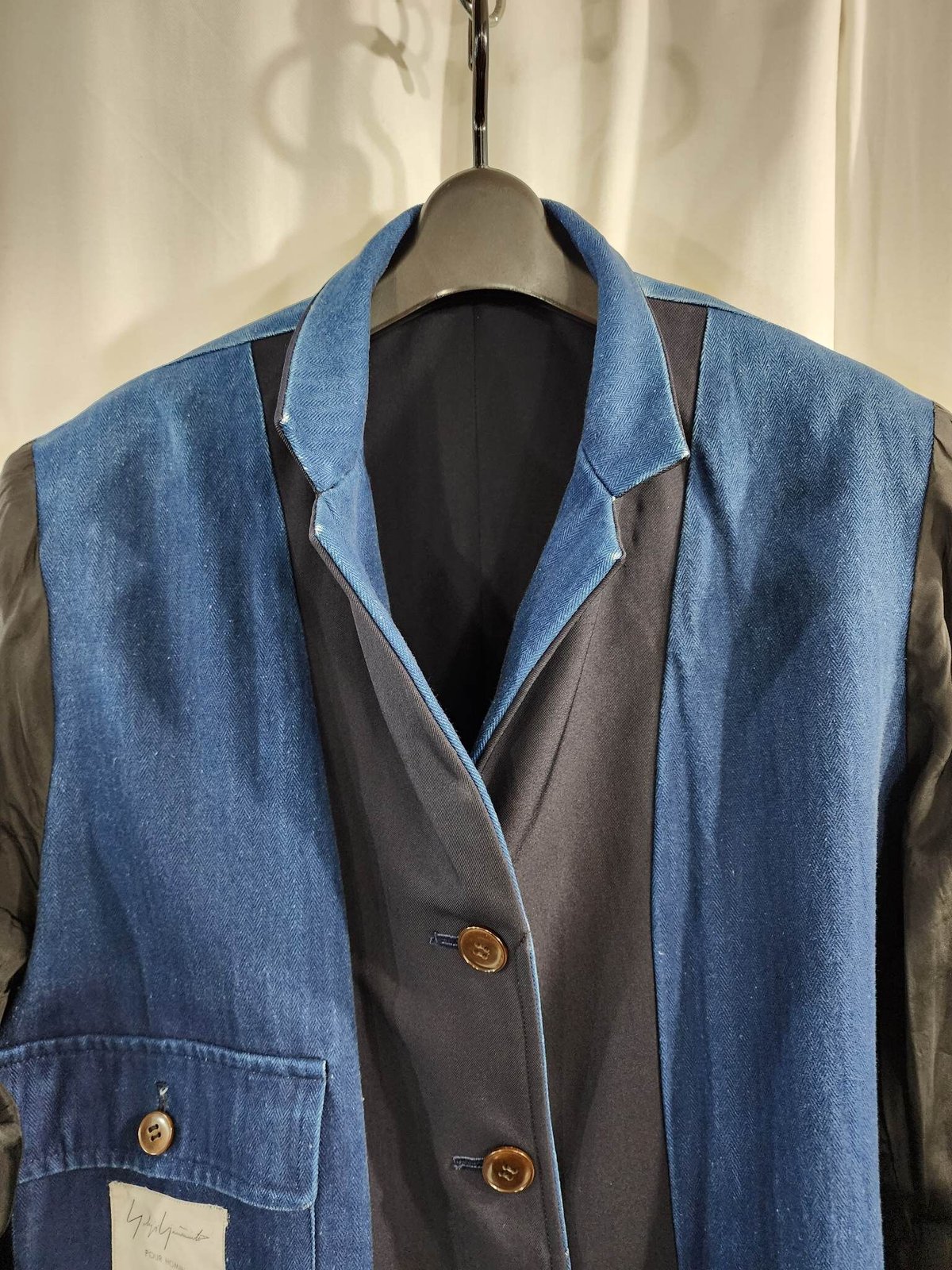 yohji yamamoto pour homme リバーシブル　ジャケット 00aw yohji yamamoto pour homme リバーシブル シンプルジャケット