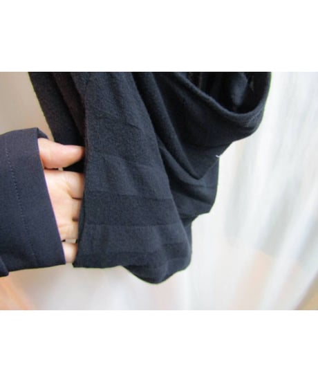 Y's Red Label yohji yamamoto ボーダーアシメデザインノースリーブカットソー  RV-T18-075