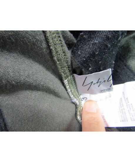 02ss yohji yamamoto pour homme 裏ボーダーシンプルカットソー HE-T30-954