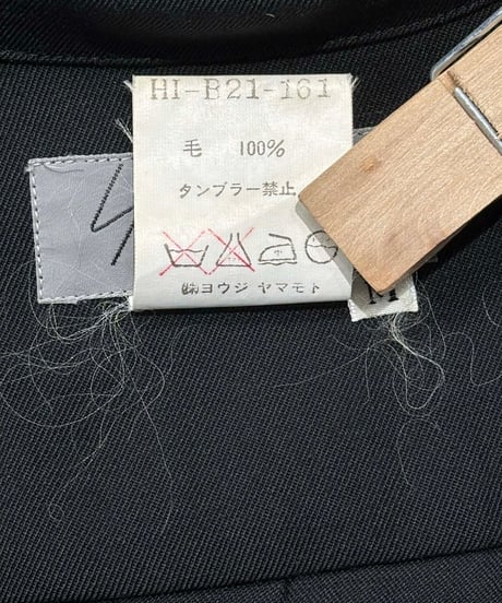 1997AW yohji yamamoto pour homme vintage プルオーバーロングシャツ（HI-B21-161）