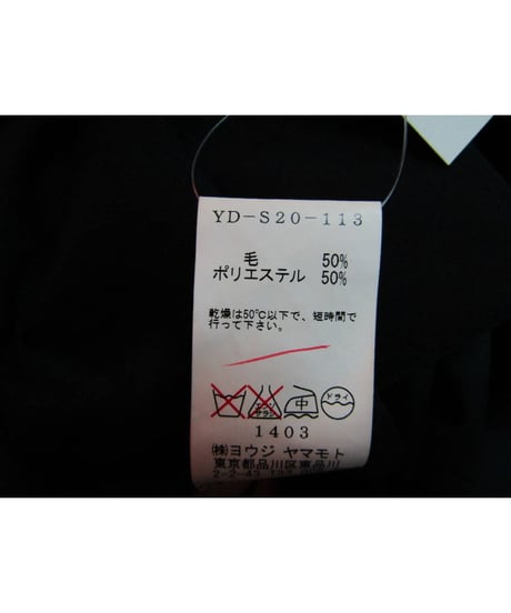 Y's yohji yamamoto バックスリットタイトスカート YD-S20-113