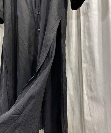 2019AW yohji yamamoto pour homme スタンドカラーロングシャツ（HC-B58-208）