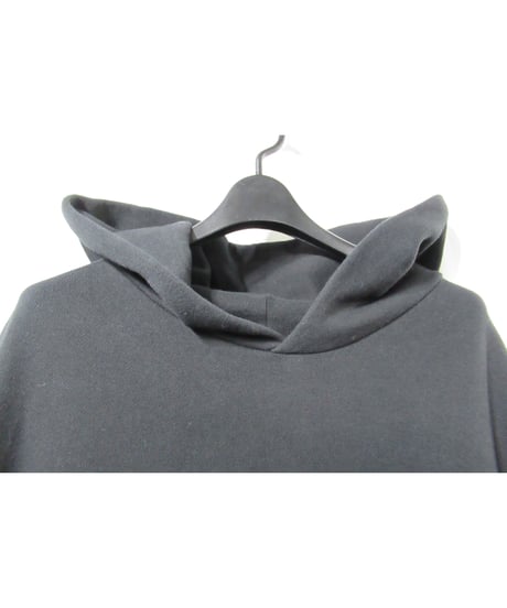 SAMPLE B yohji yamamoto +noir ファスナー スリーブデザイン フーテッドロングカットソー（NV-T65-077）