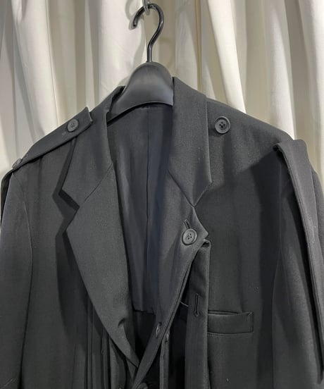 2020ss yohji yamamoto pour homme テープアレンジロングジャケット（HN-J70-100）