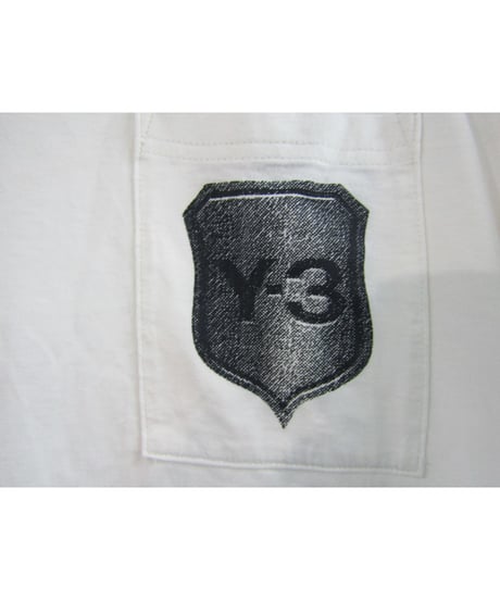 Y-3 yohji yamamoto ネクタイプリントデザインカットソー