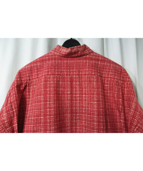 80’s Y’s for men yohji yamamoto vintage フライフロントデザイン チェックプリントブラウス（MBL-1）