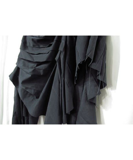 17aw yohji yamamoto femme プリーツデザイン アシメトリーセットアップ（FK-J05-901/FK-S02-901）