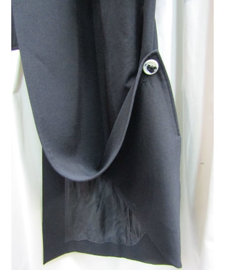 19aw yohji yamamoto pour homme アシメトリーロングジャケット HC-J40-100
