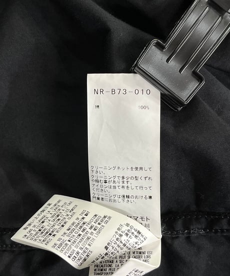 B yohji yamamoto 刺繡長袖シャツ（NR-B73-010）