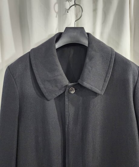 Y's for men  黒 ベルト付き ロングコート （MU-C01-101）