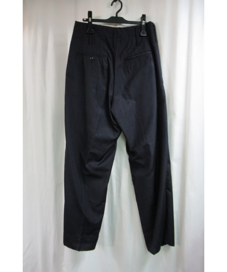 1987AW  yohji yamamoto pour homme vintage 紺 コサージュストライプセットアップ