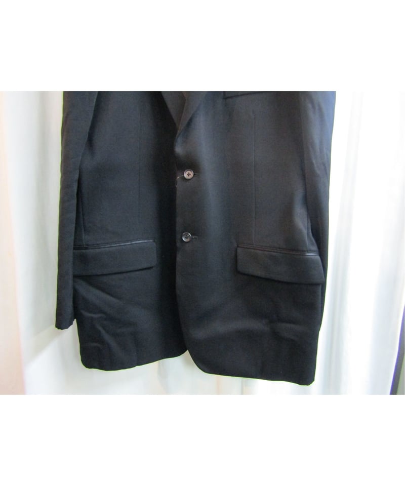 07aw yohji yamamoto pour homme 黒 タキシードクロス デザインジ...