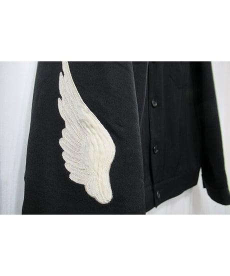 レア 02aw yohji yamamoto pour homme 刺繡デザインブルゾン（HM-Y08-146）