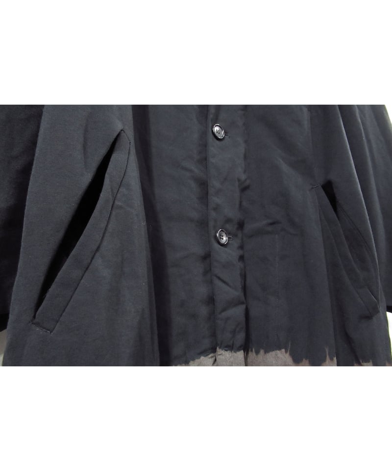 90s　希少品　AD1993　レーヨンジャケット　コムデギャルソンオムプリュス AD1993 COMME des GARCONS HOMME PLUS 脱色期 裾脱色デザイン