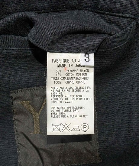 Y's yohji yamamoto フーテッドジャケット（MM-J23-083）