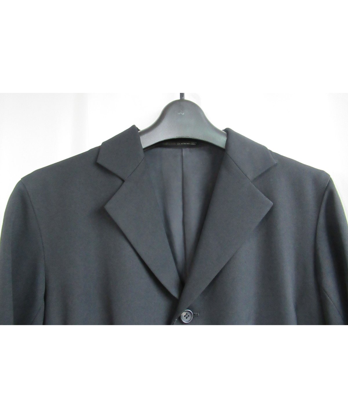 Y's yohji yamamoto 七分袖シンプルジャケット YM-J21-100 | LA Y's yohji yamamoto 七分袖シンプルジャケット YM-J21-100 | LA