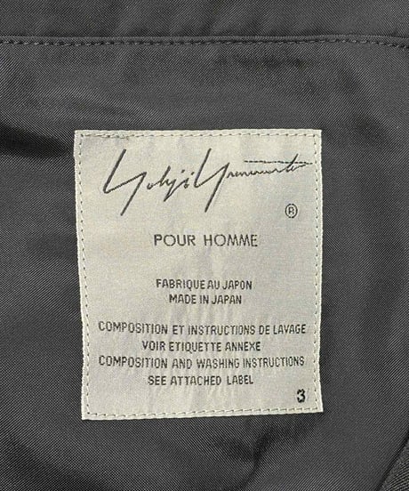 2020SS yohji yamamoto pour homme ドレス（HN-D05-100）