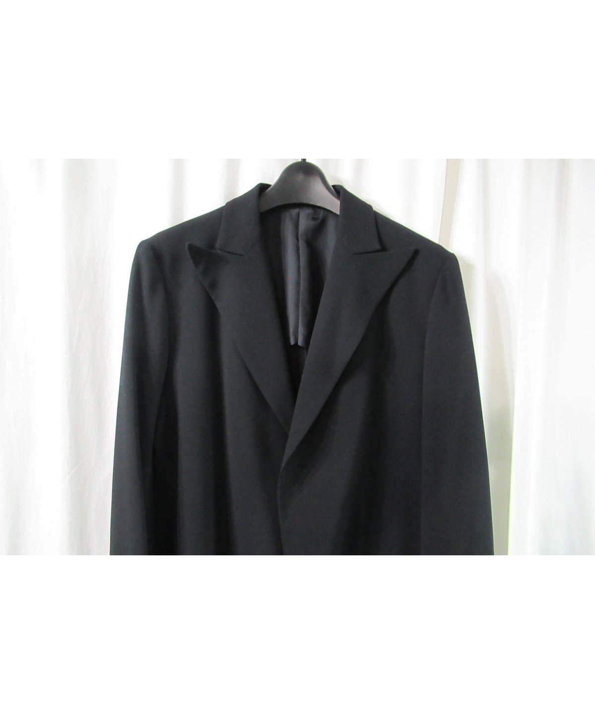 04ss yohji yamamoto +noir ピークドラペルシンプルジャケット NZ-J