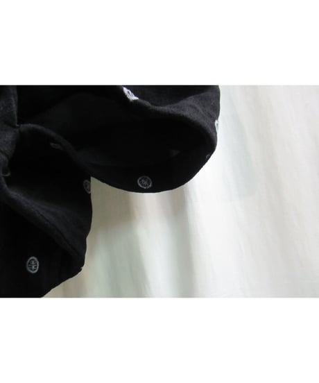 レア 80's yohji yamamoto femme vintage 白タグ 丸文字ロゴ プリントサルエルパンツ FP-1